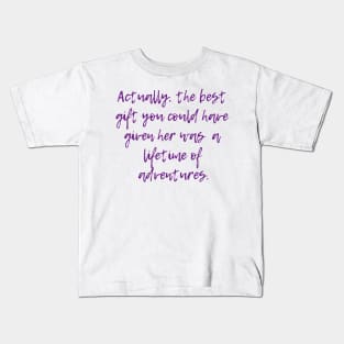 Lifetime of Adventures Kids T-Shirt